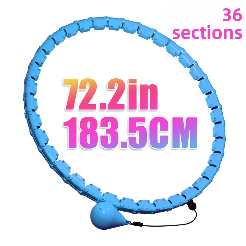 Hula hoop for women, designed to slim the waist and reduce belly fat.