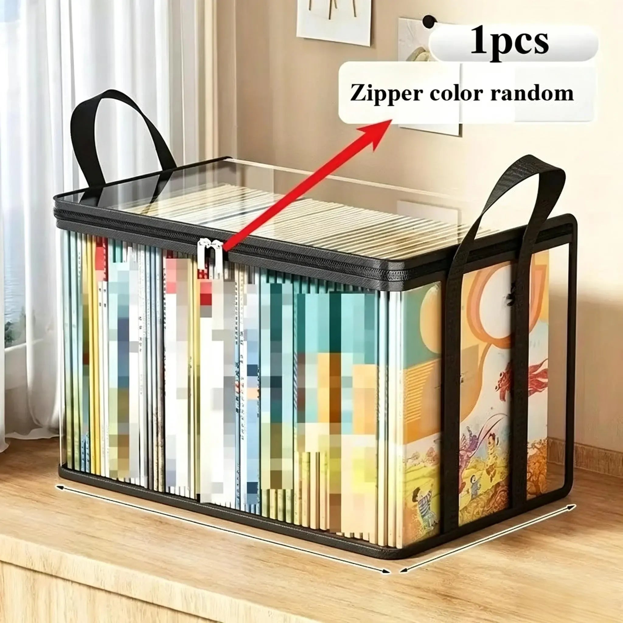Large Clear Thick Plastic Storage Box with Hinged Lid, Heavy-Duty Durable High Capacity Organizer, Perfect for Home, Camping, Travel, Attic and Moving
