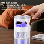 Indoor Insect Trap with Light and Suction Non Zapper Flying Bug Catcher for Mosquitoes Fruit Flies Gnats and Moths for Home Use
