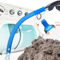 Sealegend Dryer Vent Cleaner kit Dryer Vacuum Hose Attachment with Stretch Universal Connector, Dryer Vent Cleaning Tool Vacuum Hose Lint Remover, Blue