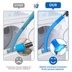 Sealegend Dryer Vent Cleaner kit Dryer Vacuum Hose Attachment with Stretch Universal Connector, Dryer Vent Cleaning Tool Vacuum Hose Lint Remover, Blue