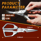 Multi-purpose kitchen scissors