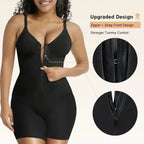 Women’s YIANNA Fajas Colombianas shapewear  Tummy Control Butt Lifter Shaper with Zipper Crotch detachable shoulder strap