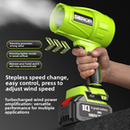 Turbo Jet Blower,Leaf Blower, Violent Turbo Fan, Pure Copper Motor,Car Drying After Wash, Handheld Snow Blower,Cordless Turbo Power Air Duster,Home Improve,Garden Mainte Holiday gifts