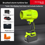 Turbo Jet Blower,Leaf Blower, Violent Turbo Fan, Pure Copper Motor,Car Drying After Wash, Handheld Snow Blower,Cordless Turbo Power Air Duster,Home Improve,Garden Mainte Holiday gifts