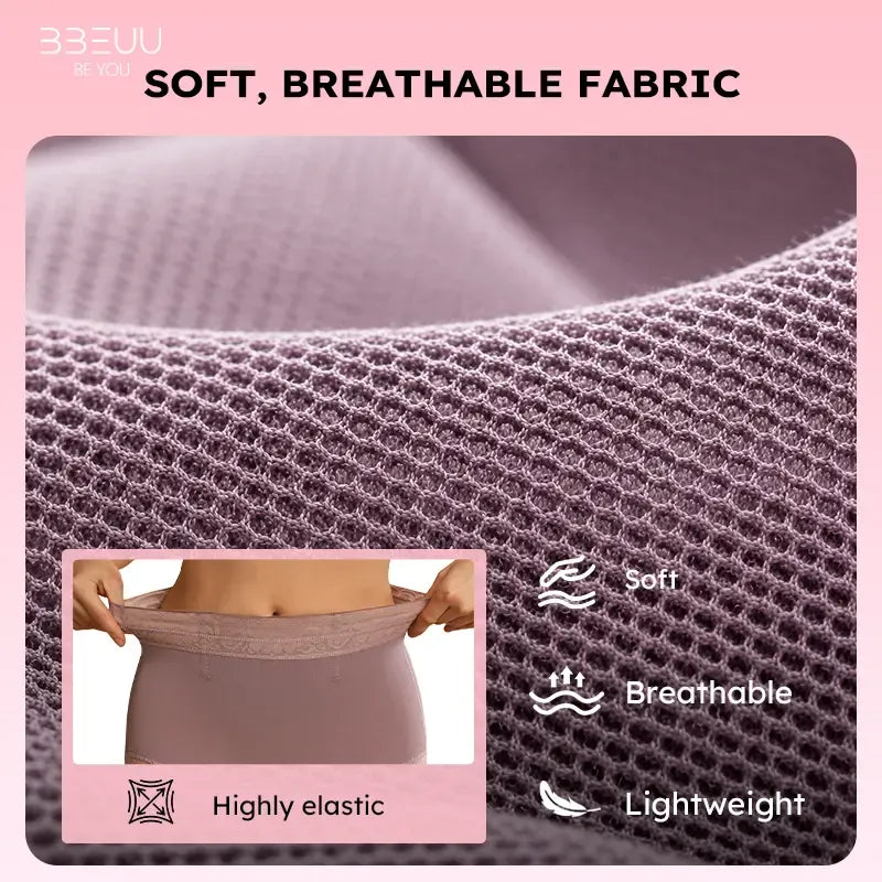 High Waist Shapewear Panty with Anti-Slip Silicone Band - Stretchy Breathable & Seamless Tummy Control Butt Lifting for Everyday Confidence Women's Basic Minimalist Multi Colors 3Pcs-BS