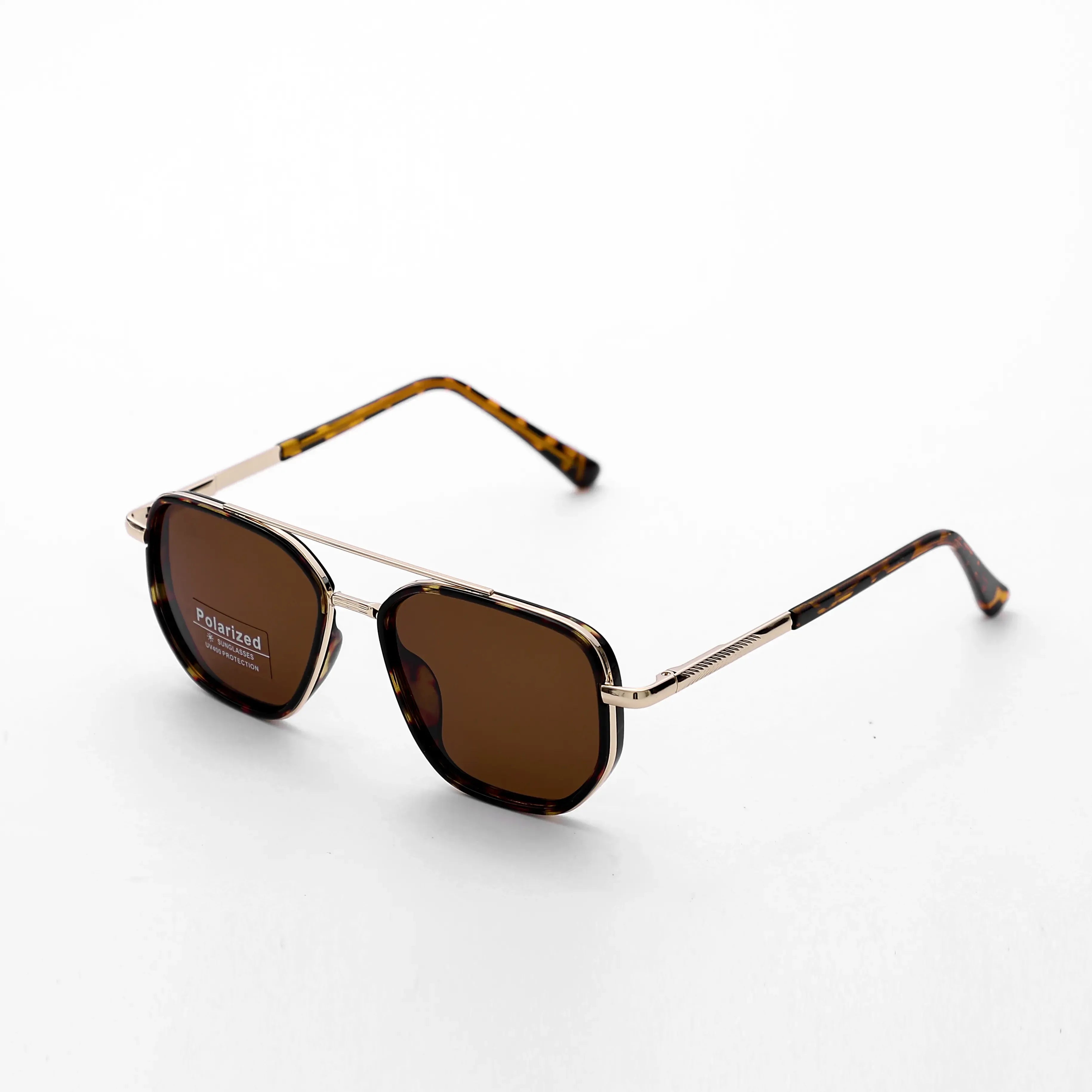 Fashionable Geometric Double-Beam Sunglasses, 2026 Fall/Summer Trends, High Quality Lightweight Durable Sunglasses, Men's Fashion Accessory, Boyfriend Birthday Gift, Gifts for Men's Travel Back to School