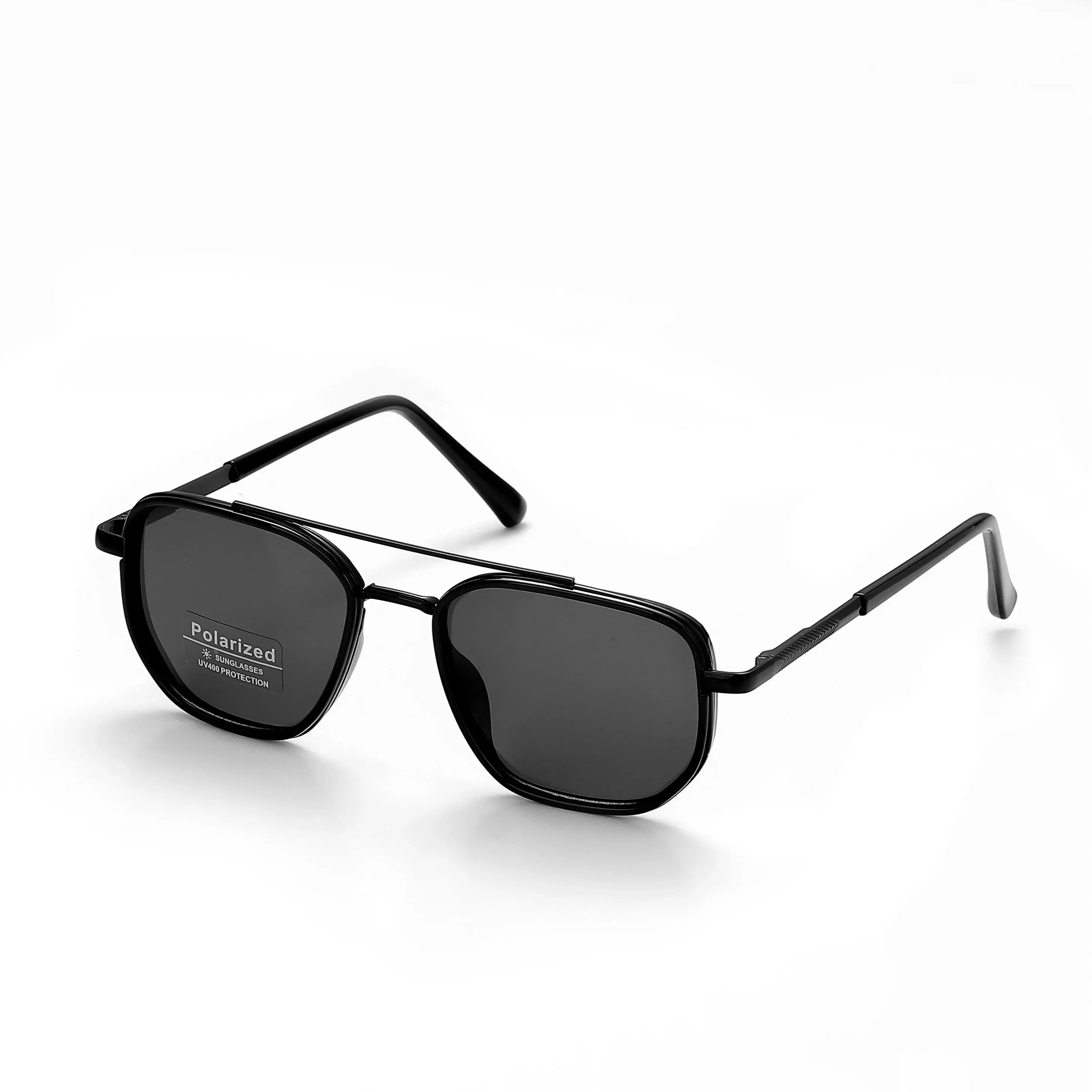 Fashionable Geometric Double-Beam Sunglasses, 2026 Fall/Summer Trends, High Quality Lightweight Durable Sunglasses, Men's Fashion Accessory, Boyfriend Birthday Gift, Gifts for Men's Travel Back to School