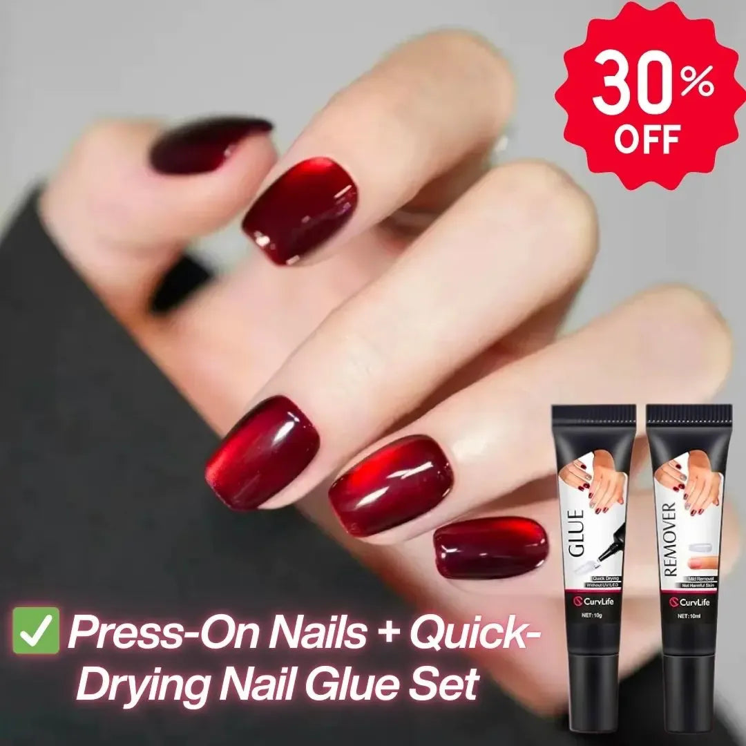 Newly Upgraded 10g Quick-Drying Semi-Solid Nail Glue with 10ml Remover – Long-Lasting Adhesive Gel for Press-On Nails, Acrylic Tips, and Salon-Quality Nail Kits – Easy Application, No UV Lamp Needed for Home or Salon Use