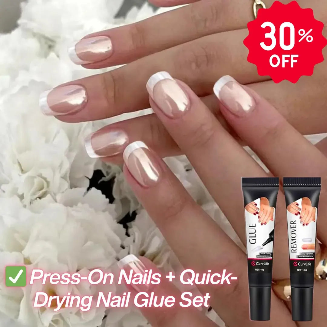 Newly Upgraded 10g Quick-Drying Semi-Solid Nail Glue with 10ml Remover – Long-Lasting Adhesive Gel for Press-On Nails, Acrylic Tips, and Salon-Quality Nail Kits – Easy Application, No UV Lamp Needed for Home or Salon Use