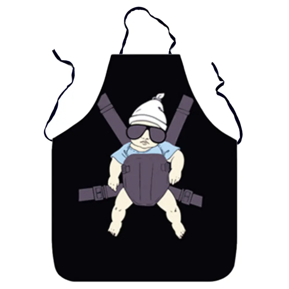 Funny Sexy Apron Superhero Waterproof Apron Kitchen Cooking Aprons Dinner Party Cooking Bib BBQ Apron