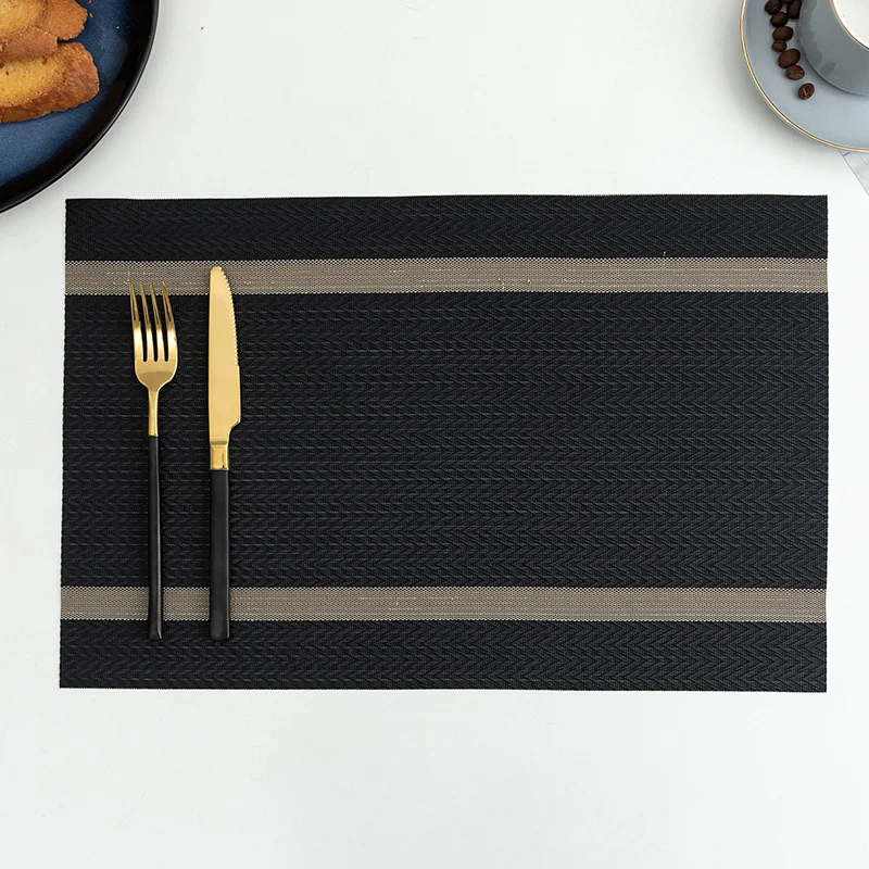 PVC Dining Table Mat Hot Pad Kitchen Accessories Placemats For Dinning Table Placemat Table Place Mat For Dishes