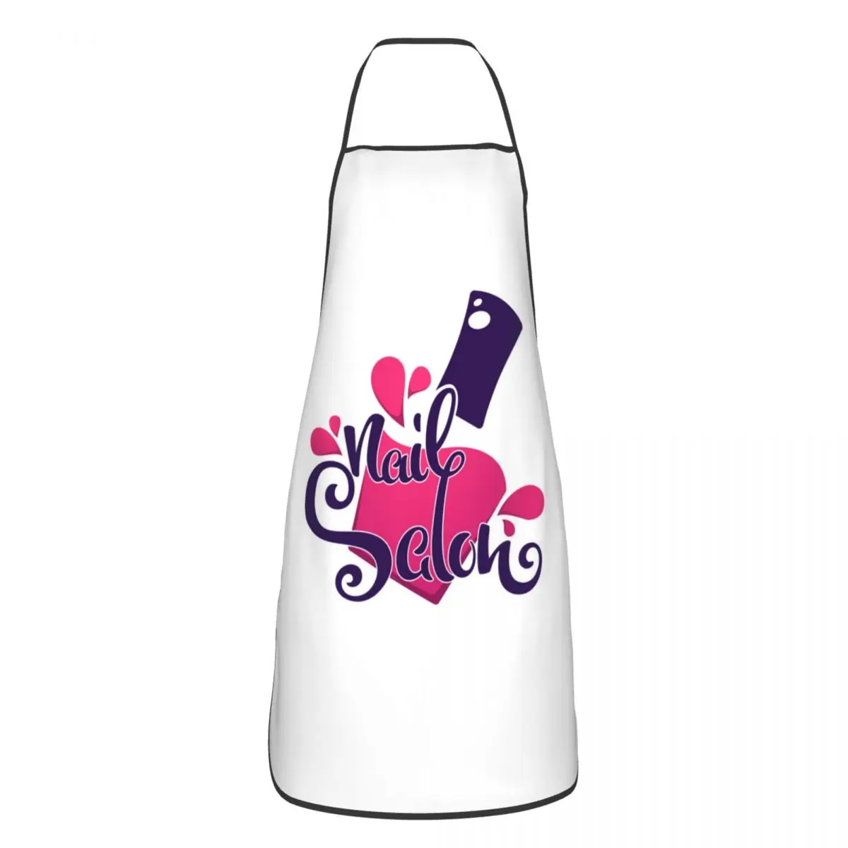 Technician Nail Polish Apron for Women Men Unisex Bib Cooking Kitchen Tablier Cuisine Chef Gardening