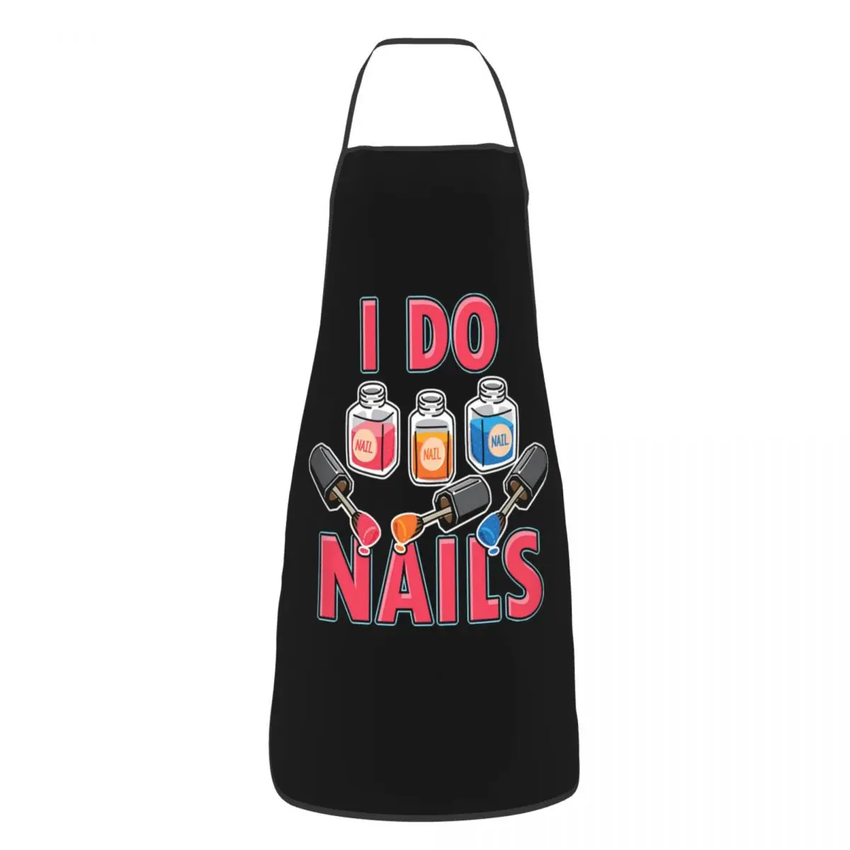 Technician Nail Polish Apron for Women Men Unisex Bib Cooking Kitchen Tablier Cuisine Chef Gardening