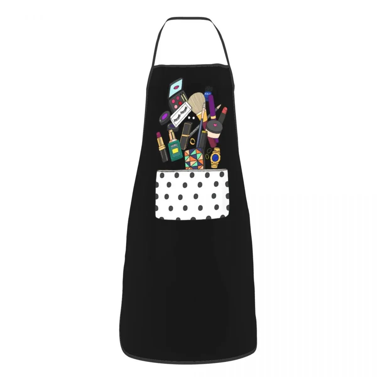 Technician Nail Polish Apron for Women Men Unisex Bib Cooking Kitchen Tablier Cuisine Chef Gardening