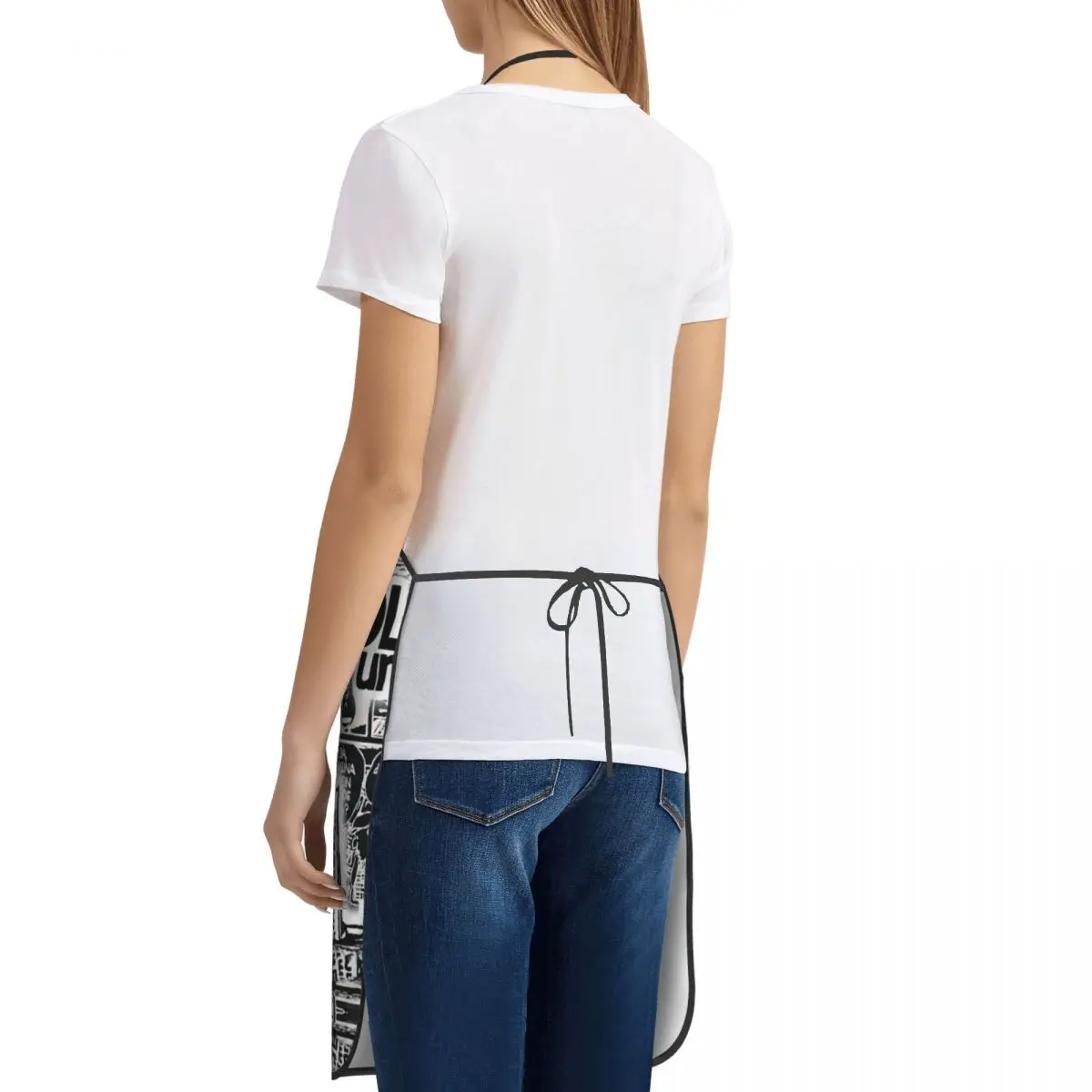 Custom Bib Aprons for Men Women Unisex Adult Chef Kitchen Cooking Cartoon  Comic Tablier Cuisine Painting