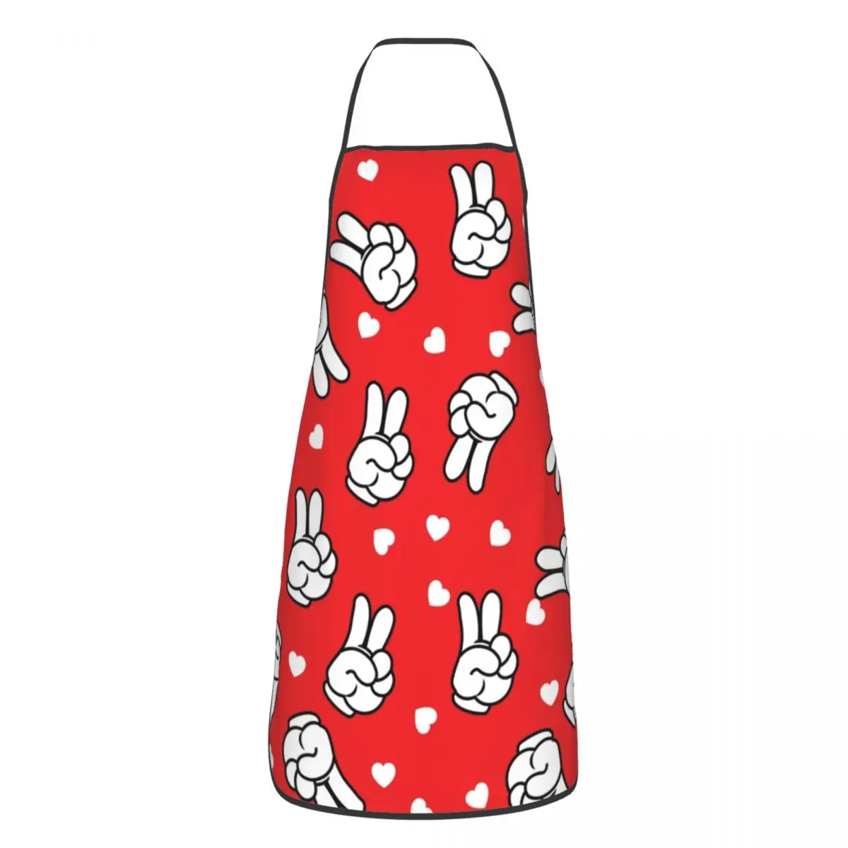 Cartoon Mickey Pattern Apron for Women Men Unisex Bib Anime Mouse Minnie Cooking Kitchen Tablier Cuisine Chef Gardening