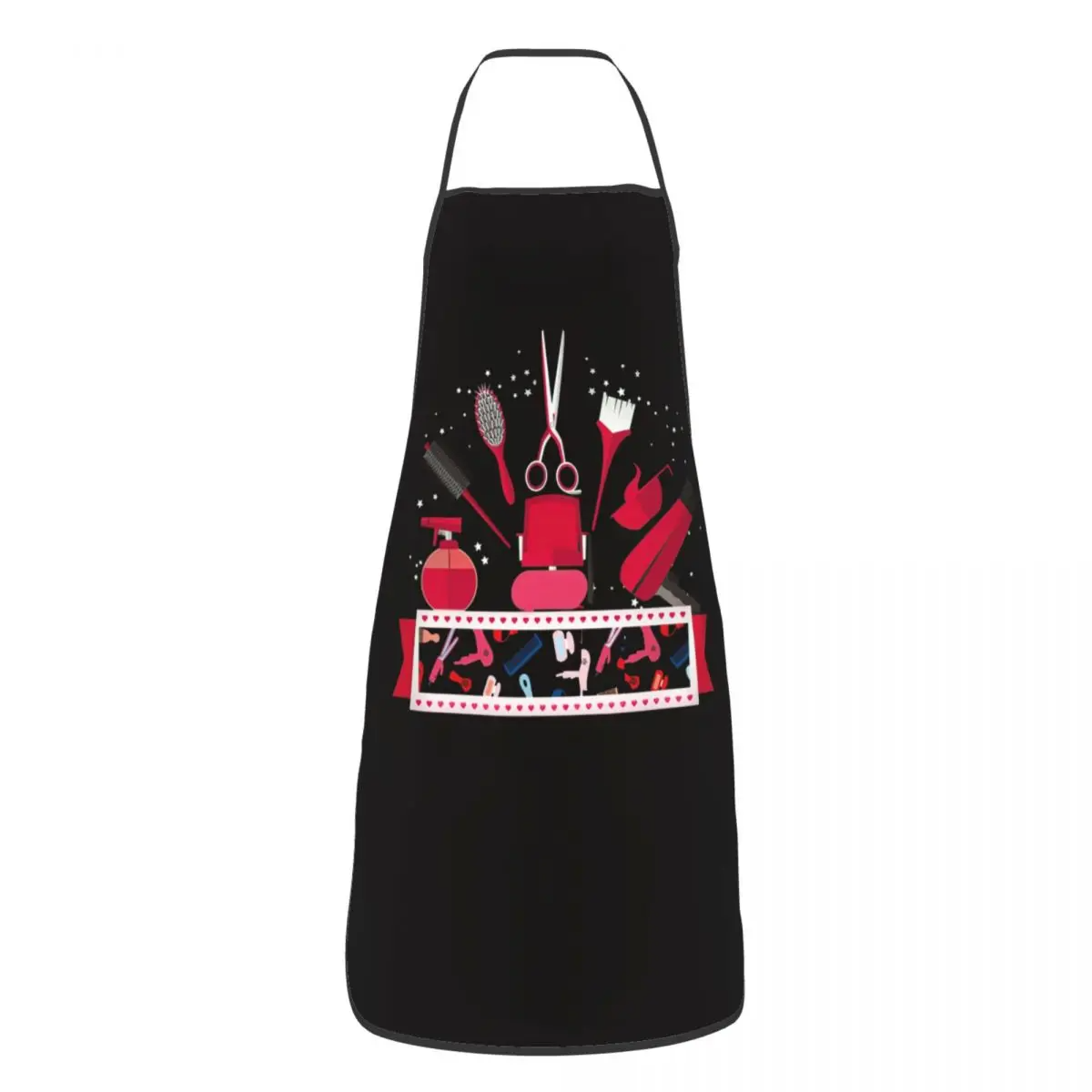 Custom Bib Hair Hustler Hairstylist Hairdresser Apron for Men Women Adult Chef Cooking Kitchen Barber Tablier Cuisine Baking