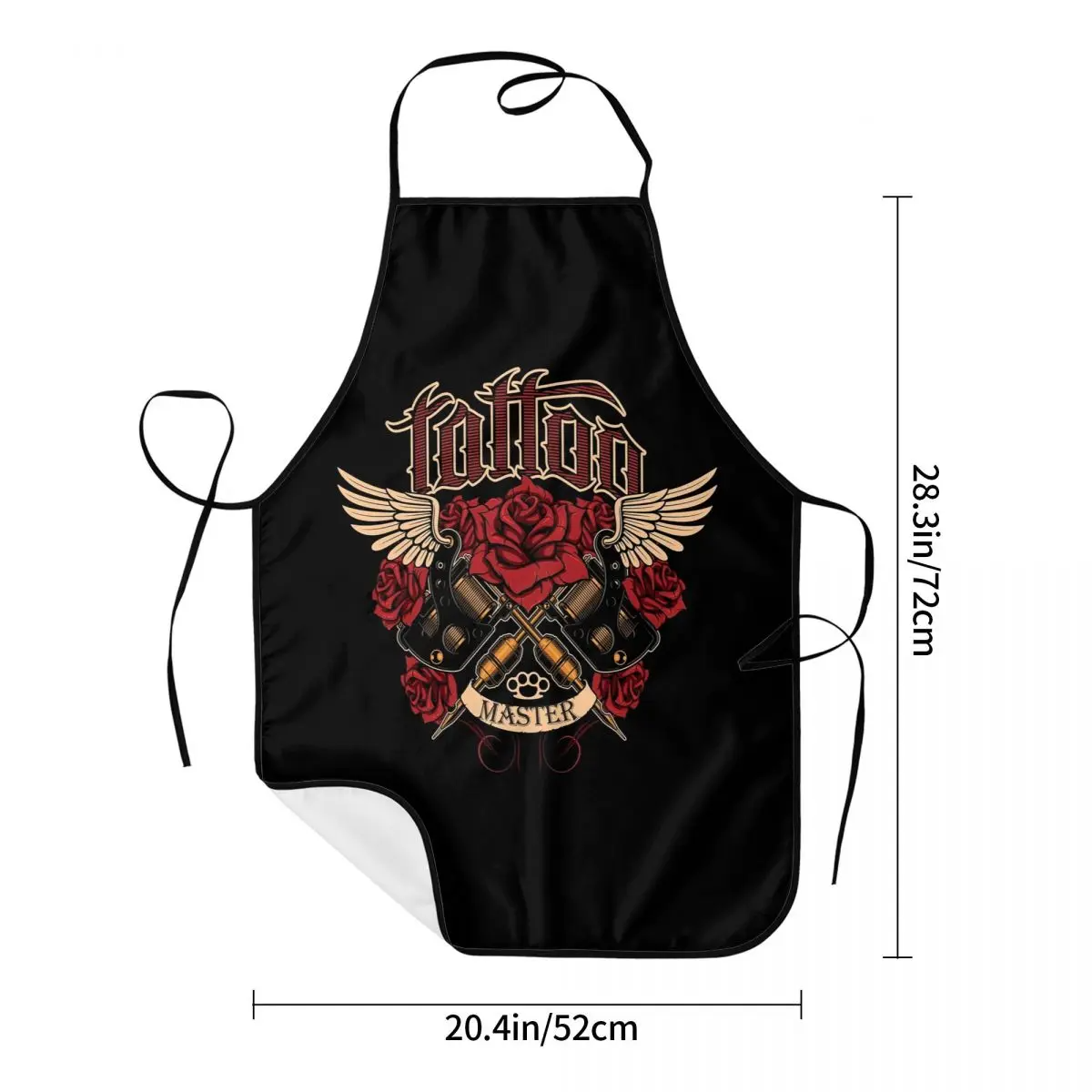 Funny Tattoo Master Apron for Women Men Unisex Bib Tattooists Artist Gift Kitchen Cooking Tablier Cuisine Chef Gardening
