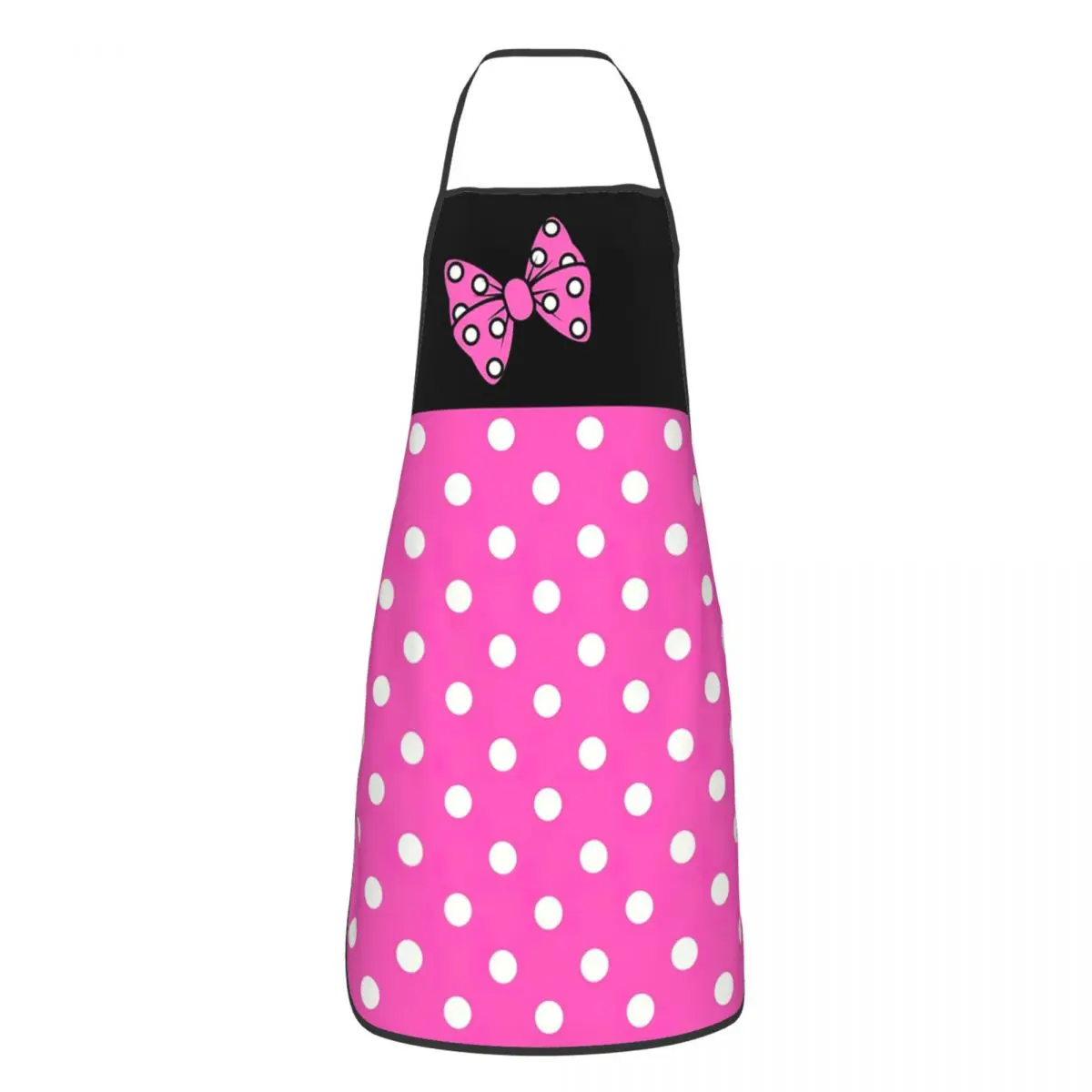 Cartoon Mickey Pattern Apron for Women Men Unisex Bib Anime Mouse Minnie Cooking Kitchen Tablier Cuisine Chef Gardening