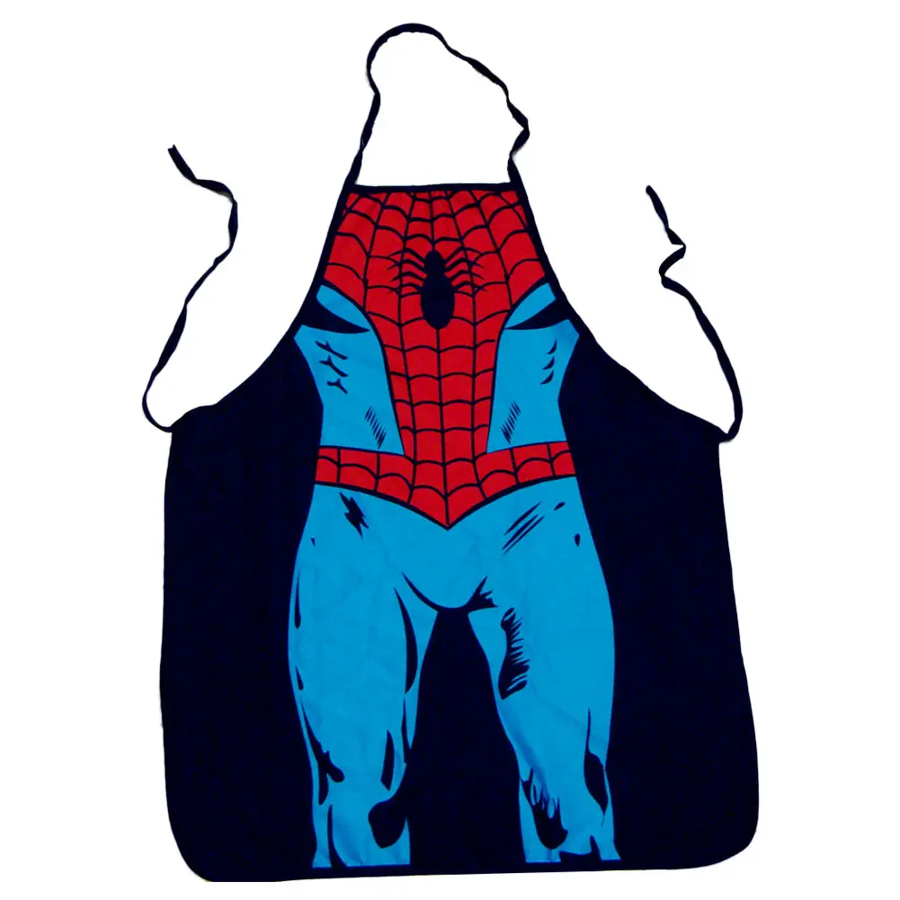 Funny Sexy Apron Superhero Waterproof Apron Kitchen Cooking Aprons Dinner Party Cooking Bib BBQ Apron