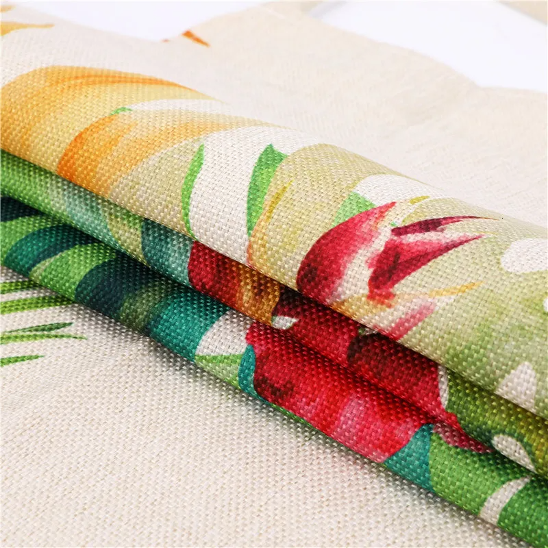 1PC Cotton Linen Apron Avocado Printed Kitchen Women Baking Waist Bib Home Cooking Brief Sleeveless Pinafore