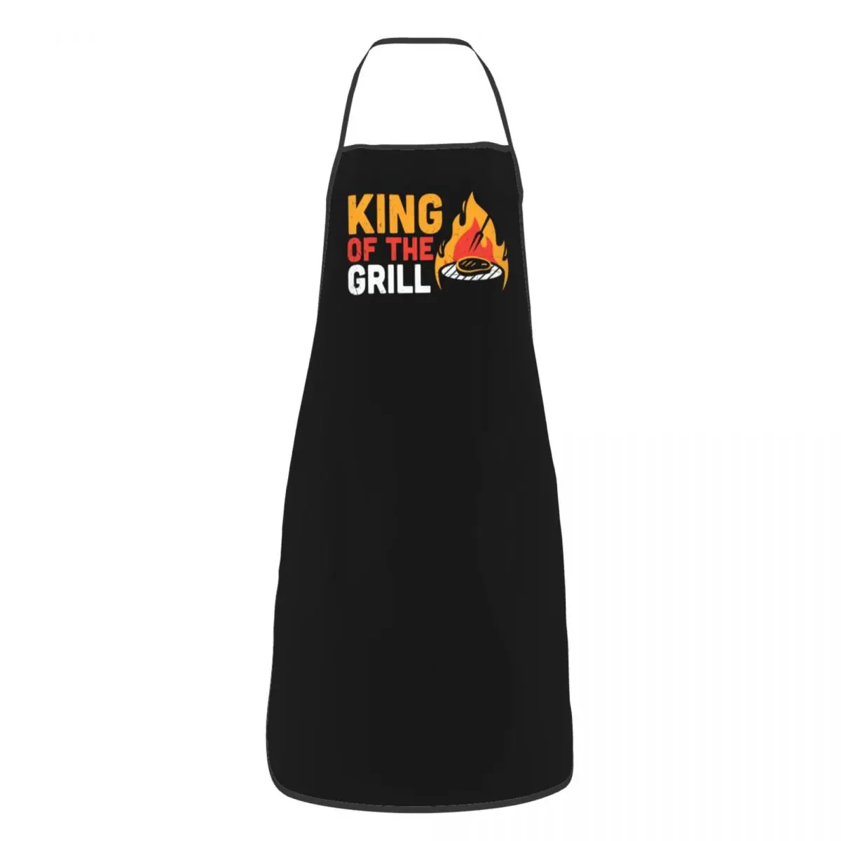 BBQ Master King Of The Grill Bib Apron Women Men Unisex Kitchen Chef Barbecue Lover Tablier Cuisine for Cooking Baking Gardening
