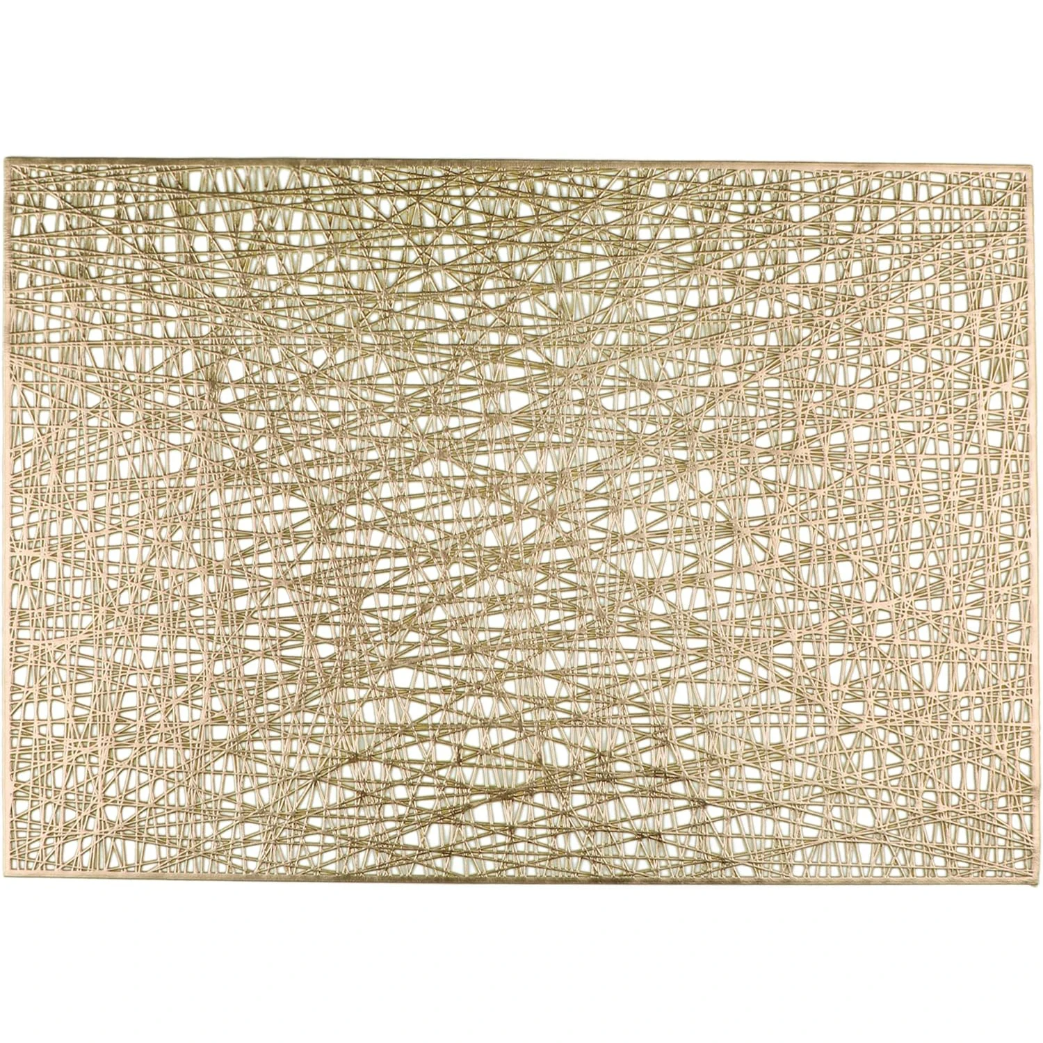 Hot Sale Set  Rectangular Hollow Out Design Placemats PVC Vinyl Pressed Heat-resistant Table Mats Home Use Placemat