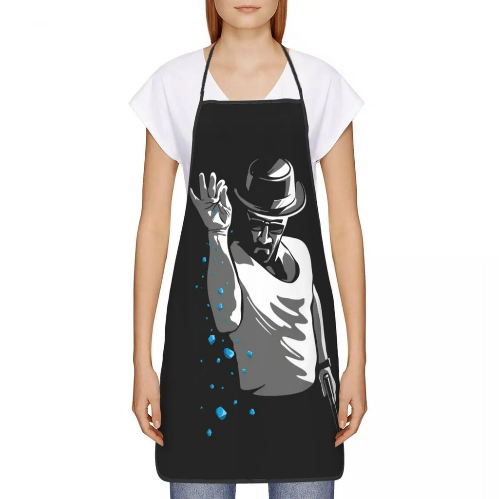 Funny  Apron Men Women Breaking Bad Adult Unisex Kitchen Chef Bib Tablier Cuisine Cooking Baking Gardening
