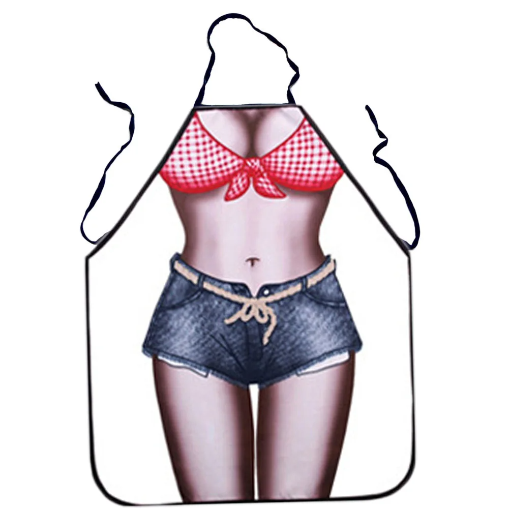 Funny Sexy Apron Superhero Waterproof Apron Kitchen Cooking Aprons Dinner Party Cooking Bib BBQ Apron