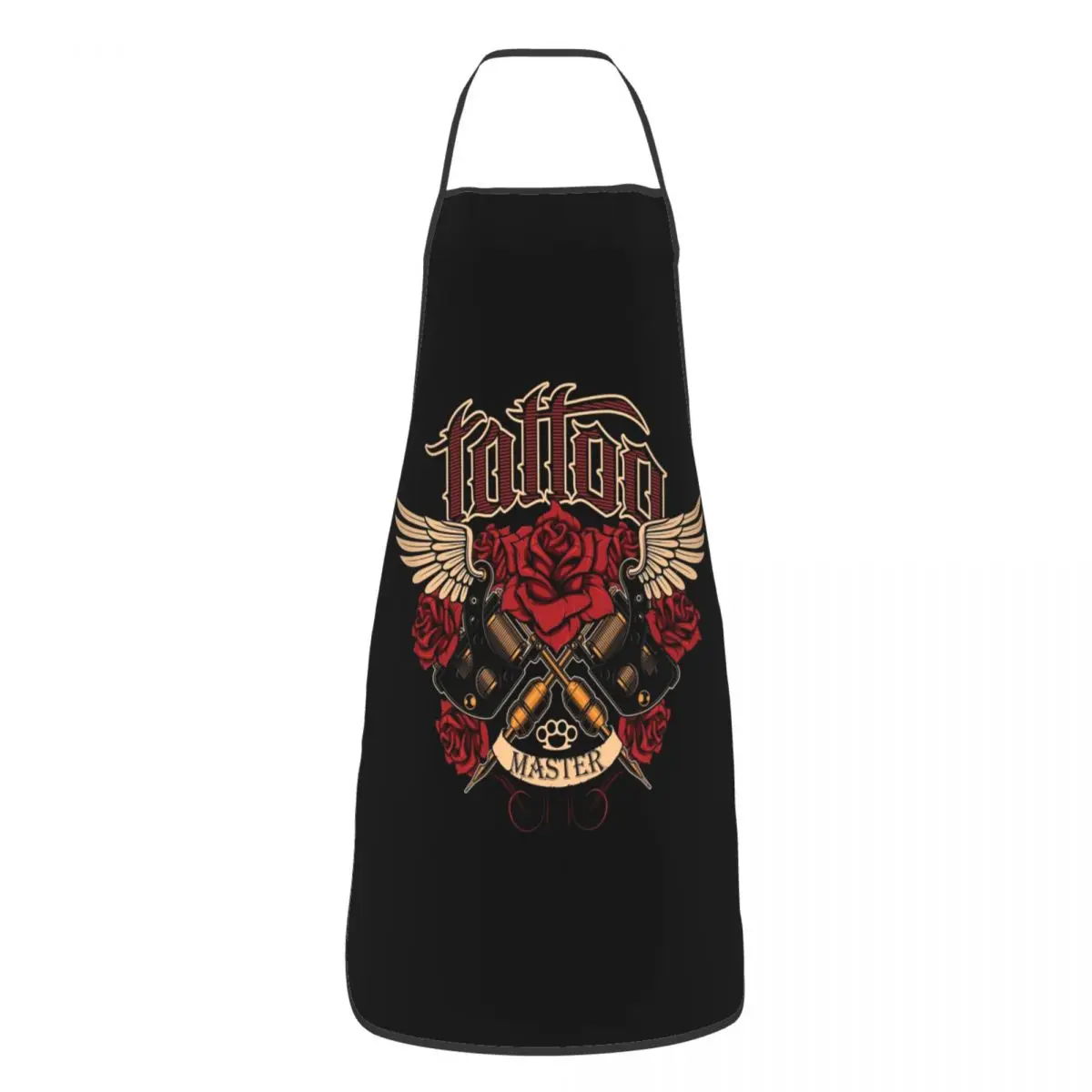 Funny Tattoo Master Apron for Women Men Unisex Bib Tattooists Artist Gift Kitchen Cooking Tablier Cuisine Chef Gardening