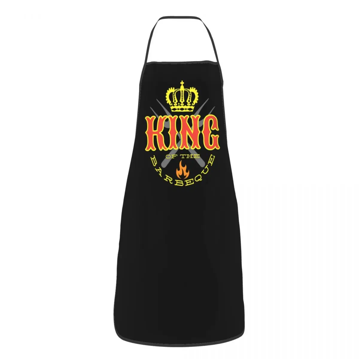 BBQ Master King Of The Grill Bib Apron Women Men Unisex Kitchen Chef Barbecue Lover Tablier Cuisine for Cooking Baking Gardening