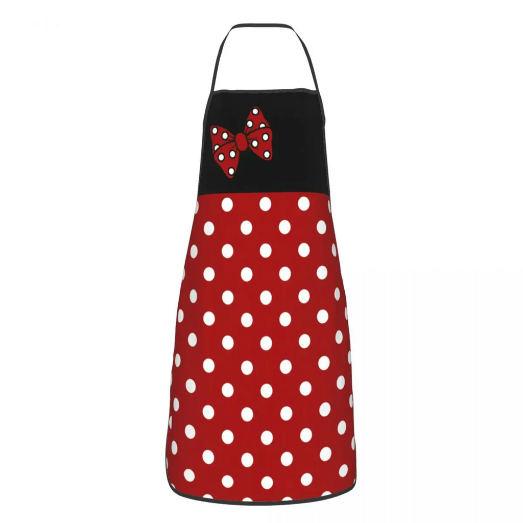 Cartoon Mickey Pattern Apron for Women Men Unisex Bib Anime Mouse Minnie Cooking Kitchen Tablier Cuisine Chef Gardening