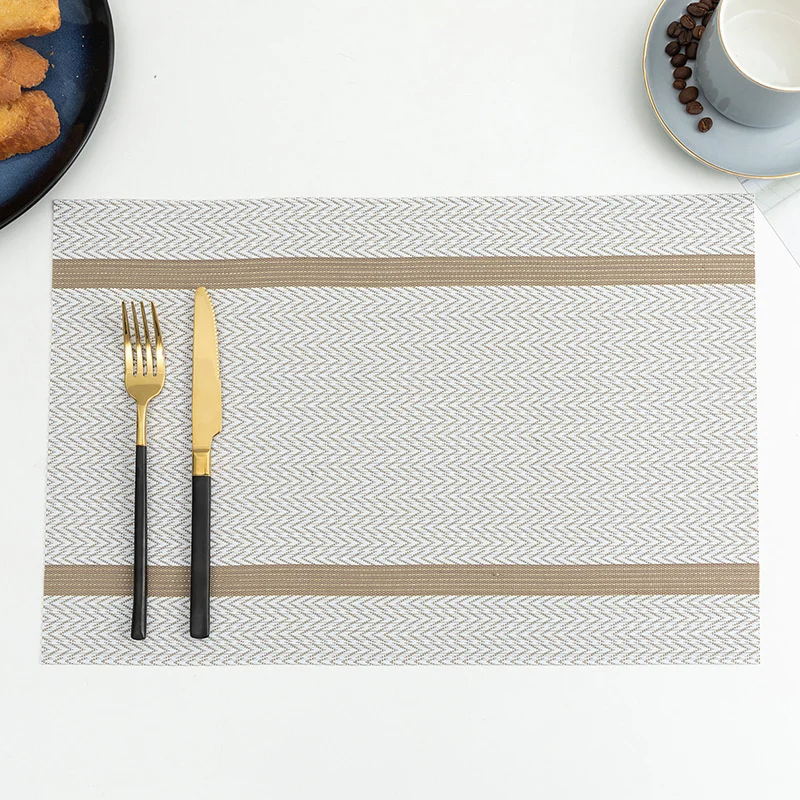 PVC Dining Table Mat Hot Pad Kitchen Accessories Placemats For Dinning Table Placemat Table Place Mat For Dishes
