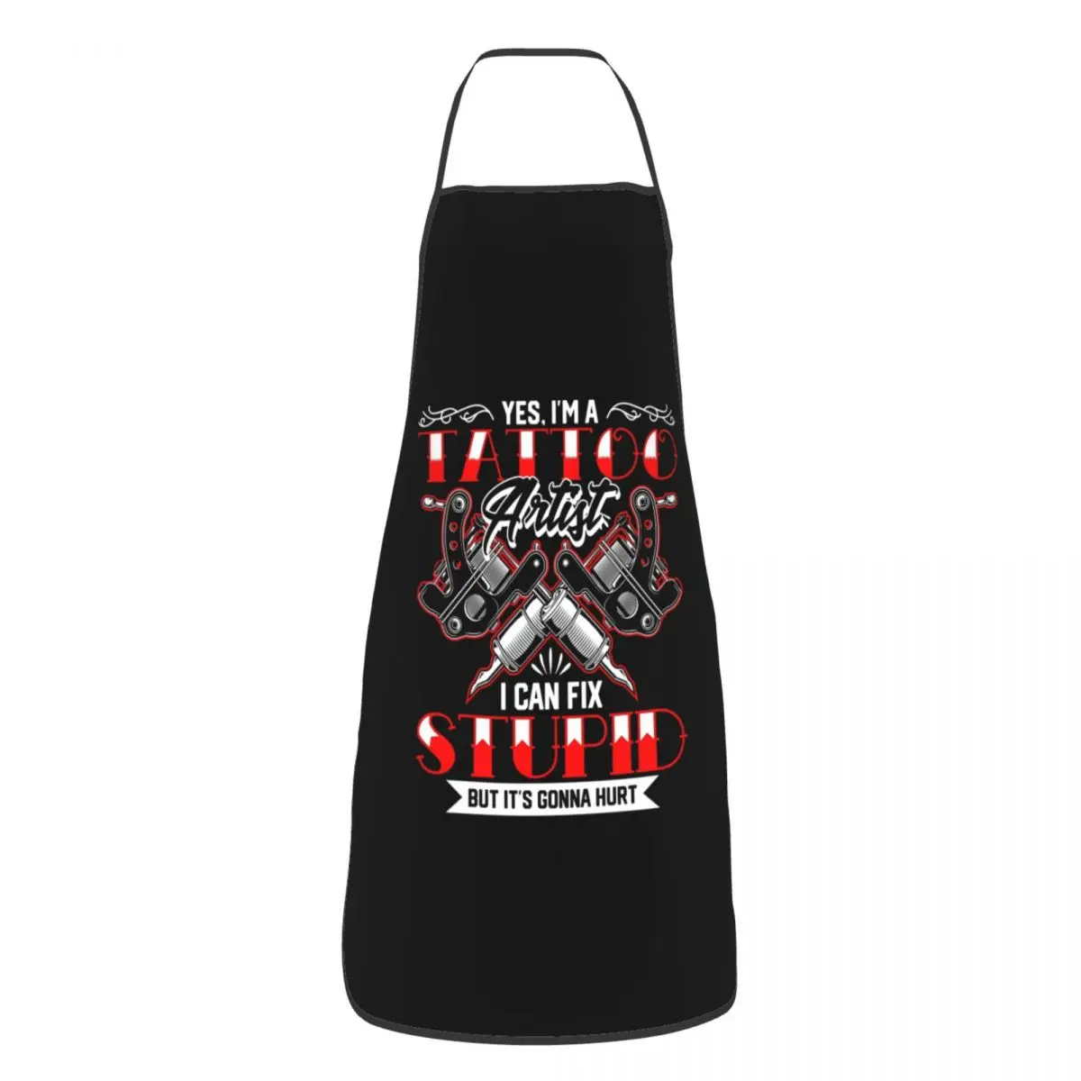 Funny Tattoo Master Apron for Women Men Unisex Bib Tattooists Artist Gift Kitchen Cooking Tablier Cuisine Chef Gardening