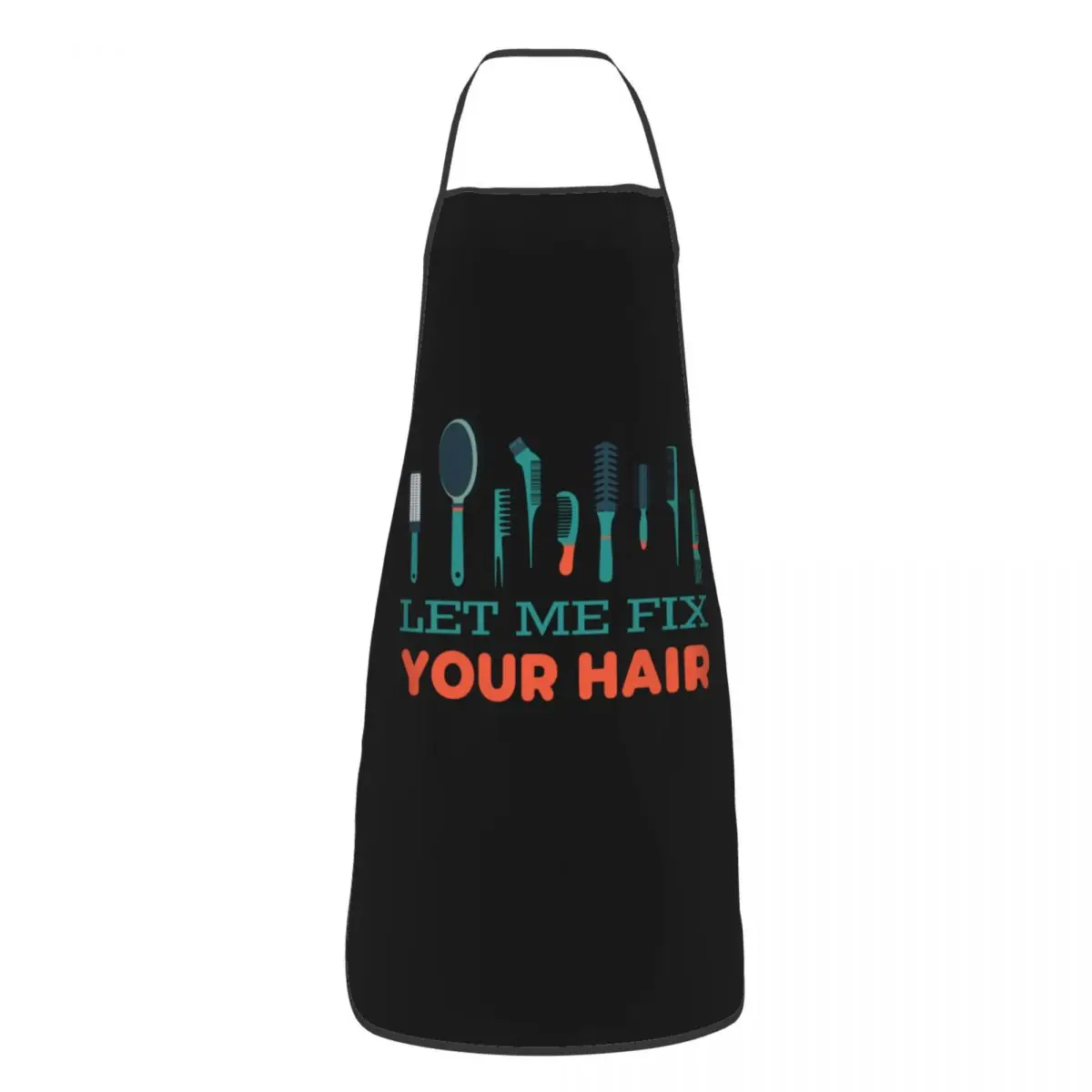 Custom Bib Hair Hustler Hairstylist Hairdresser Apron for Men Women Adult Chef Cooking Kitchen Barber Tablier Cuisine Baking