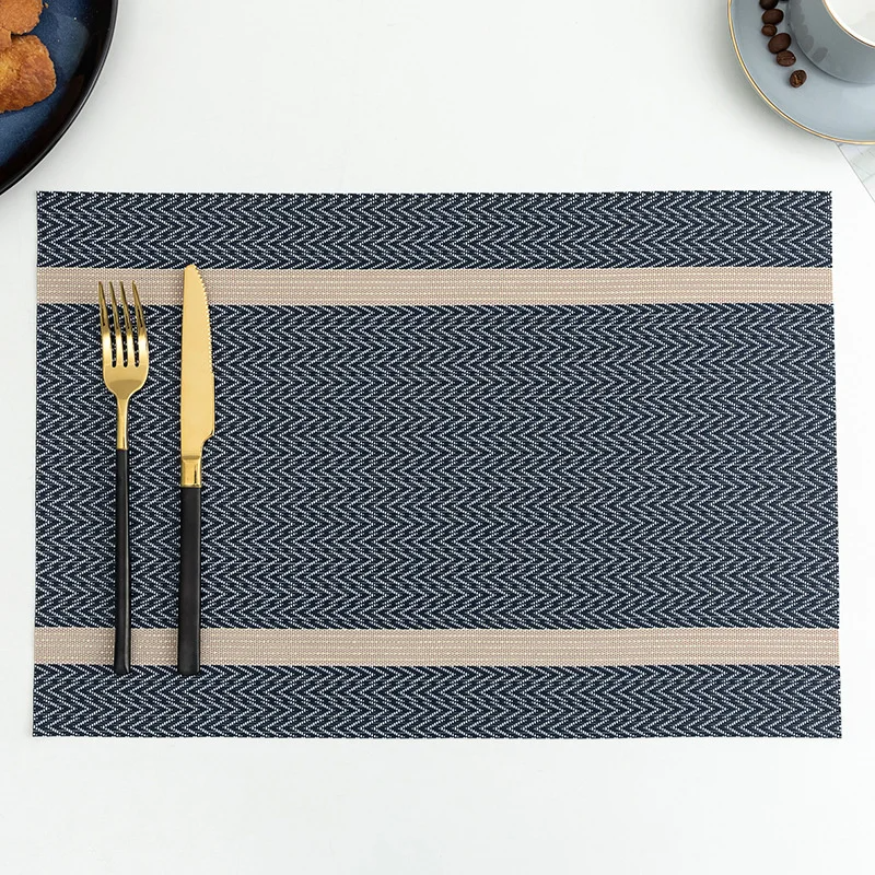 PVC Dining Table Mat Hot Pad Kitchen Accessories Placemats For Dinning Table Placemat Table Place Mat For Dishes