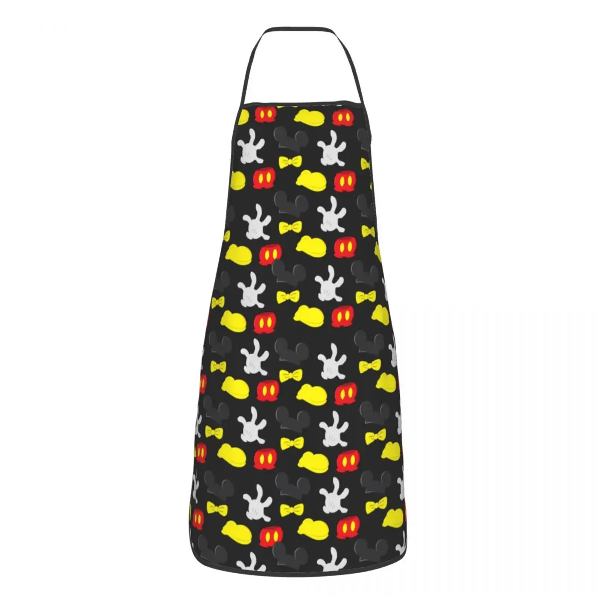 Cartoon Mickey Pattern Apron for Women Men Unisex Bib Anime Mouse Minnie Cooking Kitchen Tablier Cuisine Chef Gardening
