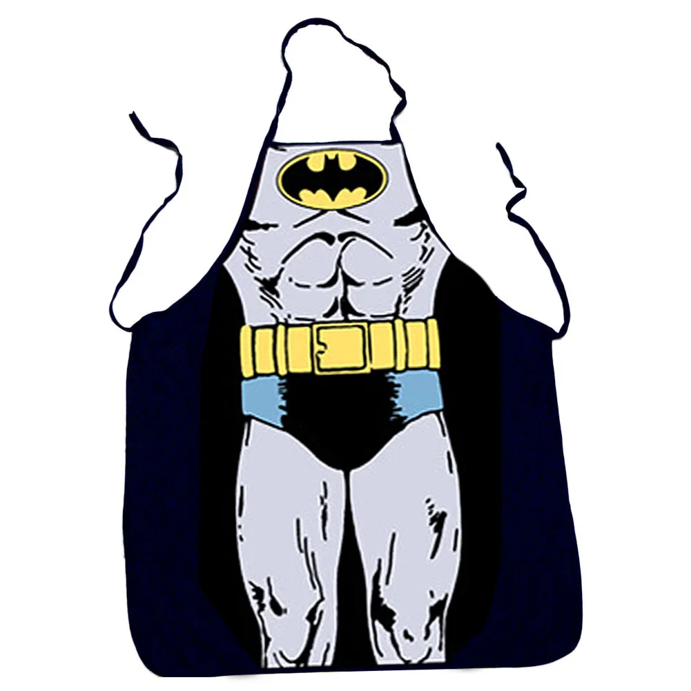 Funny Sexy Apron Superhero Waterproof Apron Kitchen Cooking Aprons Dinner Party Cooking Bib BBQ Apron