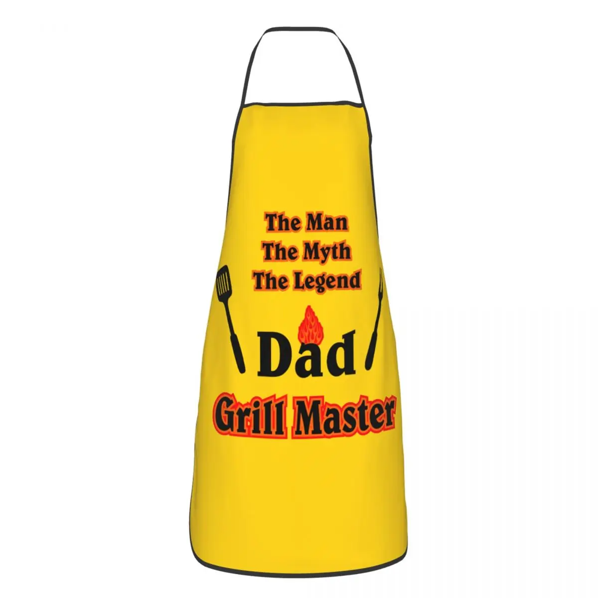 Apron The Man The Myth The Grill Master Aprons for Women Men Father Day Gift Adult Kitchen Chef Bib Tablier Cuisine Cooking Baking